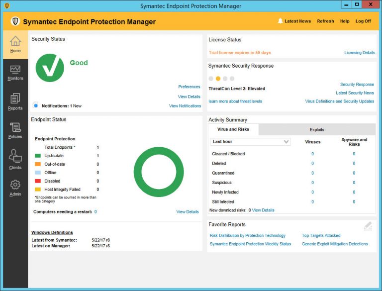 symantec endpoint manager 13